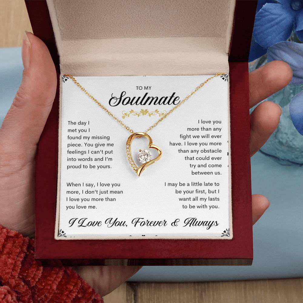 To My Soulmate | Forever Love Necklace