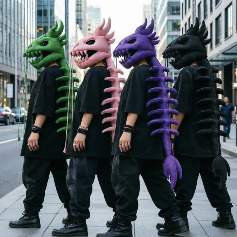 Roaring Dino Plush Headgear