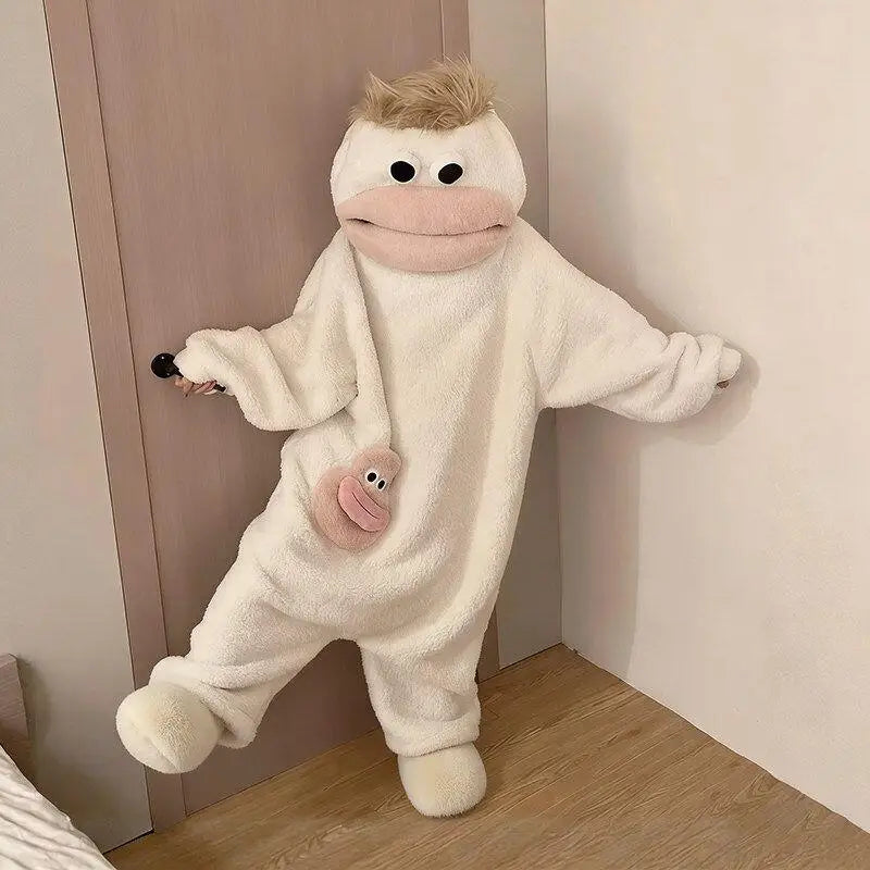 Cozy Monster Pajama Hoodie Set