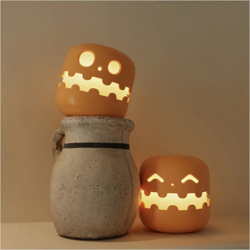 Spooky Glow Cozy Pumpkin Lamp