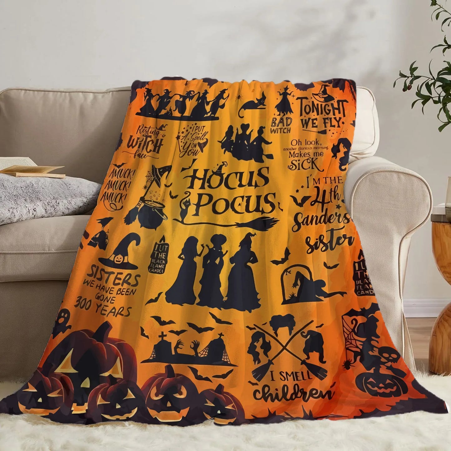 Warm Flannel Cozy Throw Blanket