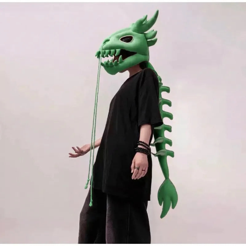 Roaring Dino Plush Headgear