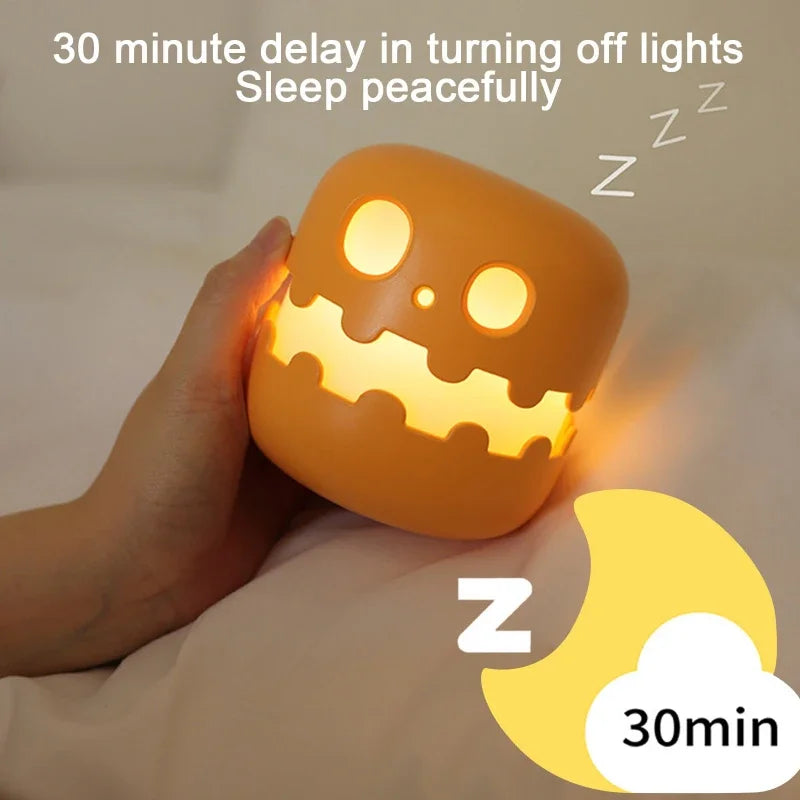 Spooky Glow Cozy Pumpkin Lamp