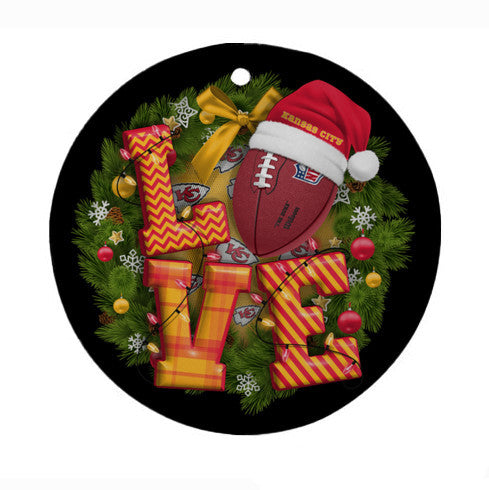 Holiday Love Sports Ornament